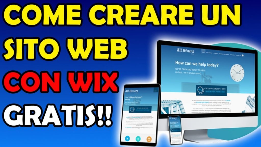 Come Creare un Sito Web con Wix Gratis