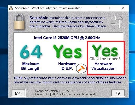 Come risolvere l'errore VT-x is disabled in the BIOS for all CPU modes 2 Come risolvere l'errore VT-x