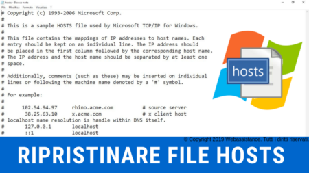 Come ripristinare il file Hosts su Windows 10 - Guida Completa!