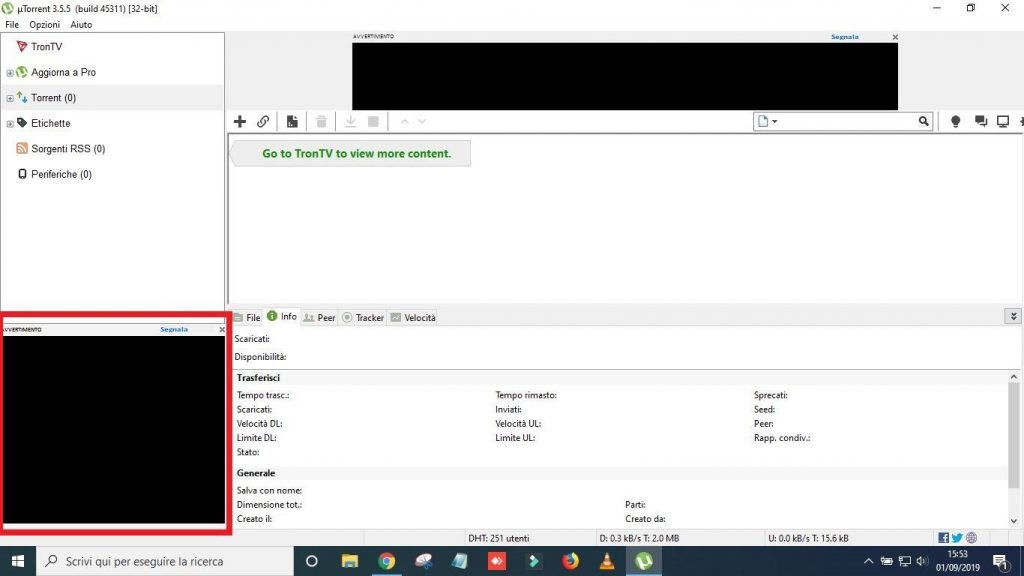 Come rimuovere la pubblicità da uTorrent gratuitamente