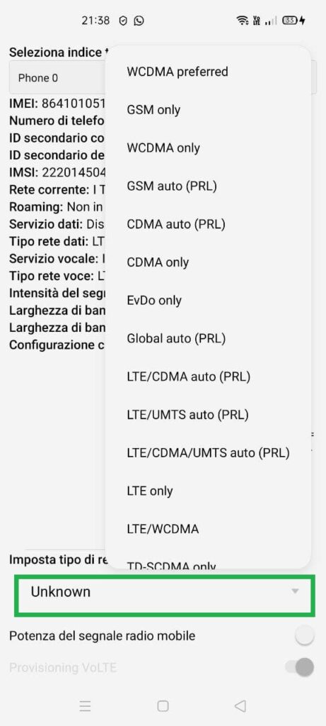 Velocizzare la connessione dati su Android 2