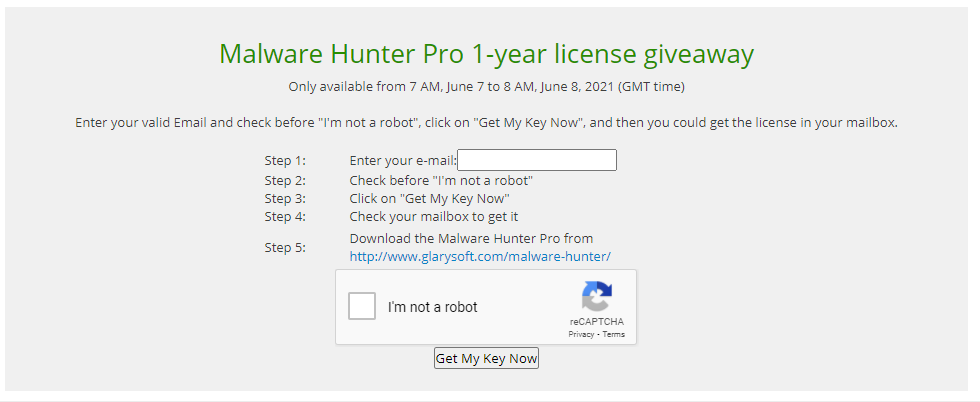 Malware Hunter codice di licenza