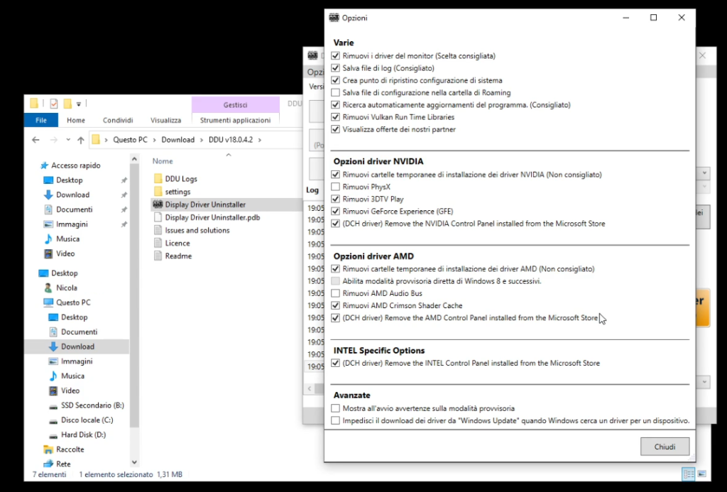 Come disinstallare driver Scheda Video 2
