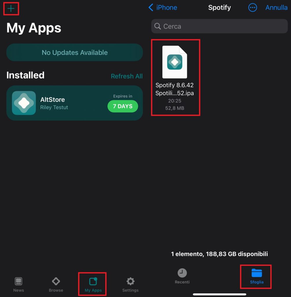 Spotify craccato iOS 