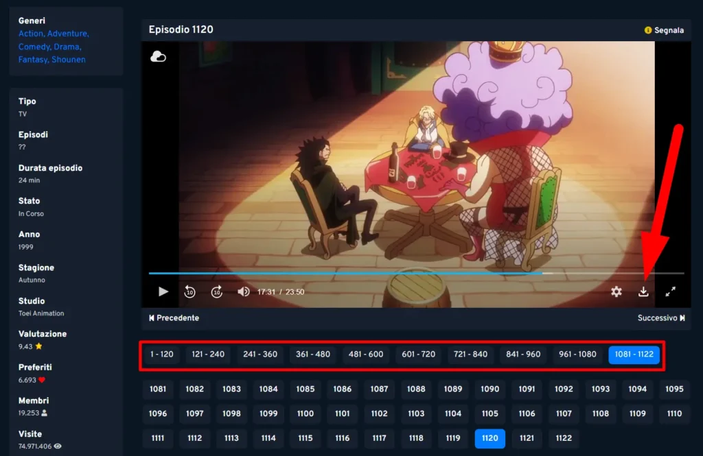 One Piece Streaming ITA e SUB ITA Gratis