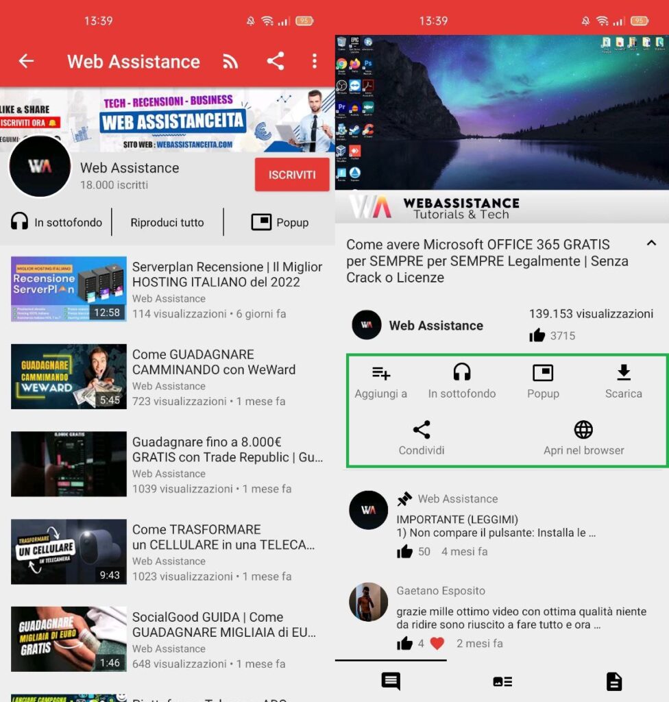 Alternative YouTube Vanced