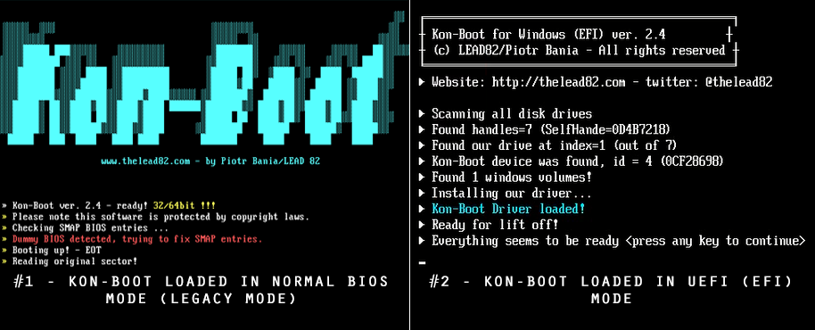 Come accedere a Windows senza rimuovere la Password con Kon Boot