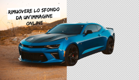 Come rimuovere sfondo immagine online gratis