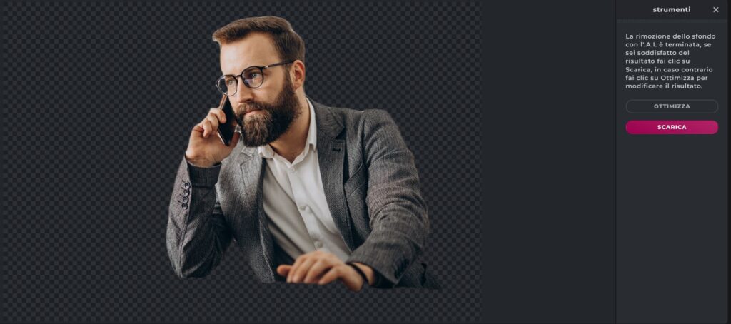Come rimuovere sfondo da immagine gratis online