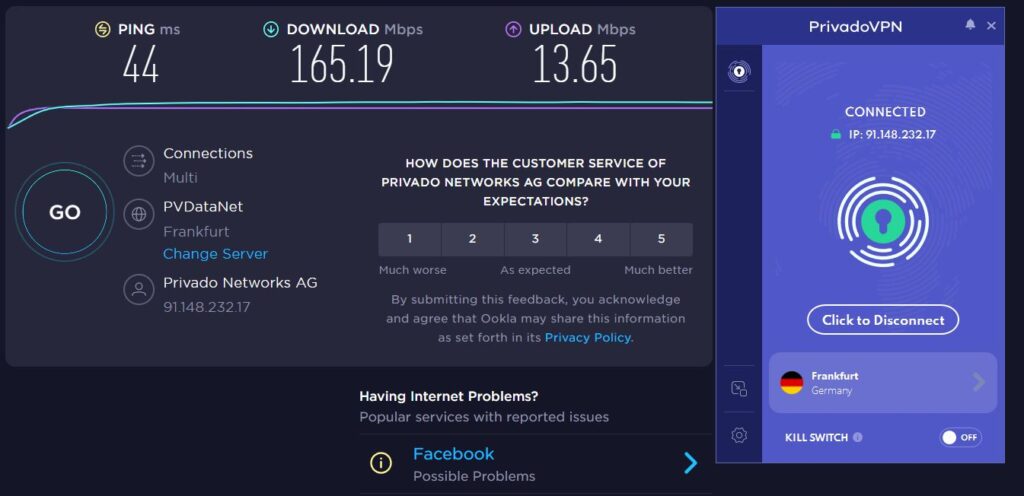 Recensione PrivadoVPN 7