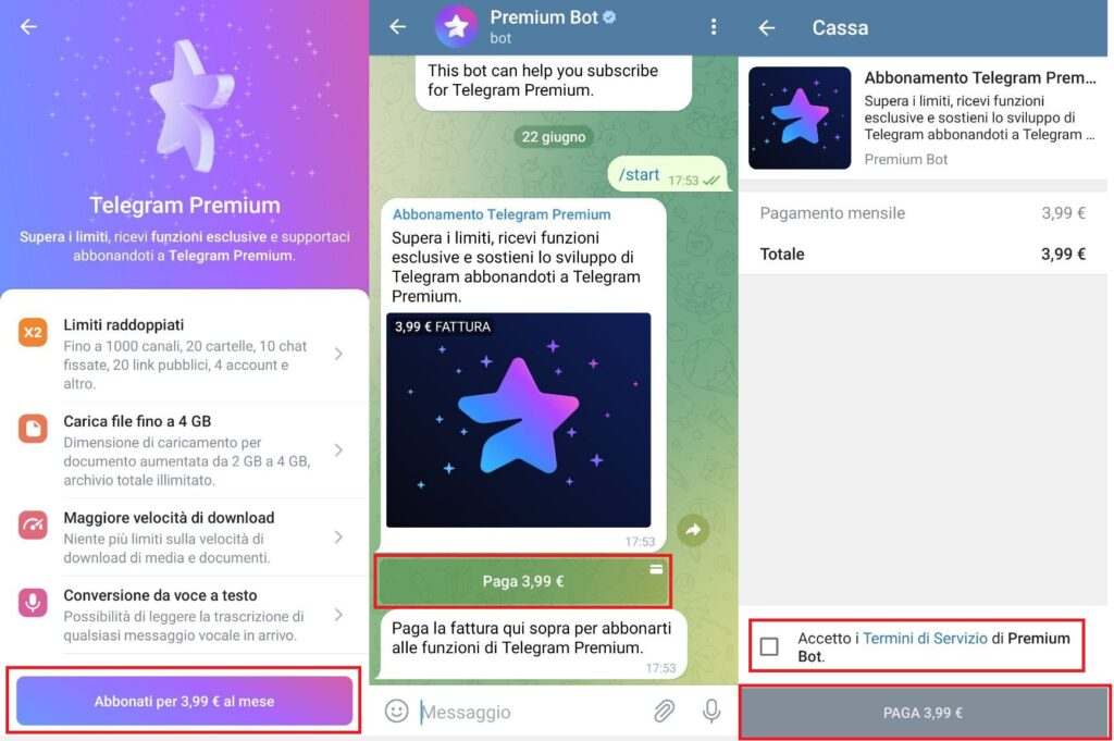 Telegram Premium a 3,99€ | Come abbonarsi e cosa offre 5 Telegram Premium 2