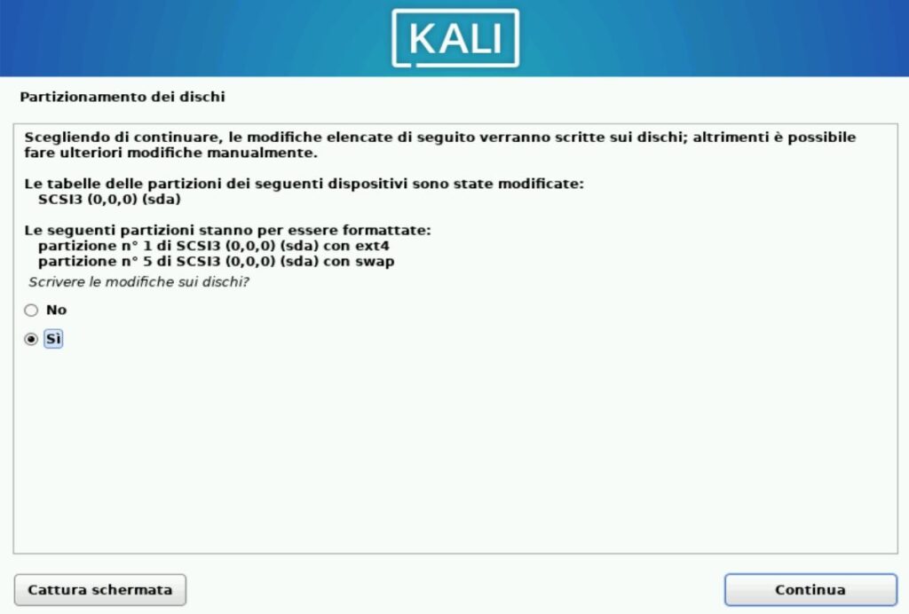 Come installare Kali Linux in Dual Boot 