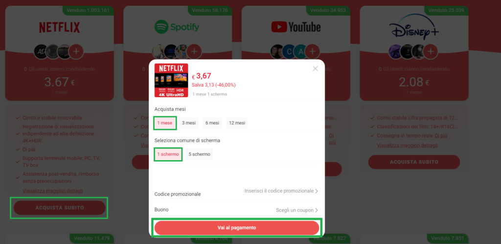 Netflix a 3 euro al mese