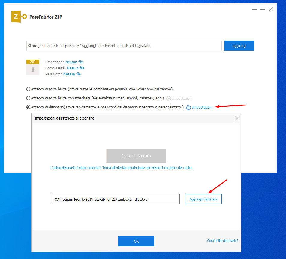 Rimuovere Password ZIP
