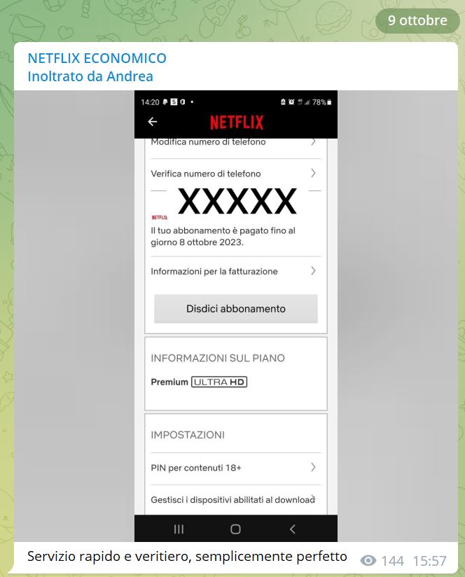 Come avere Netflix scontato 4