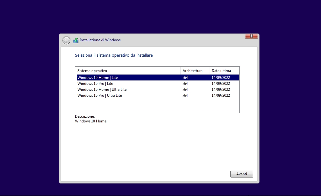 Windows 10 Ultra Lite