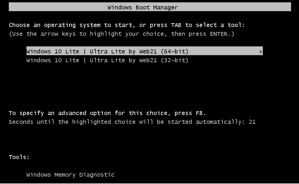 Windows 10 Ultra Lite