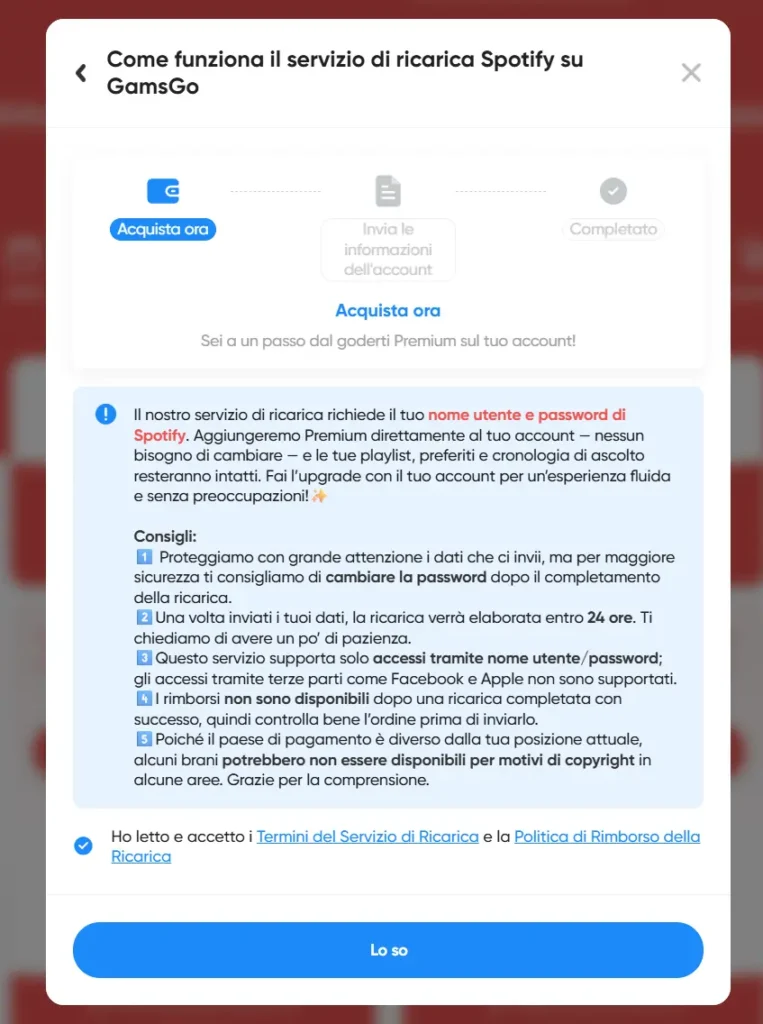 Come acquistare Spotify Premium a poco prezzo (in modo legale e sicuro) 4 come acquistare spotify premium a poco prezzo su gamsgo codice sconto 1