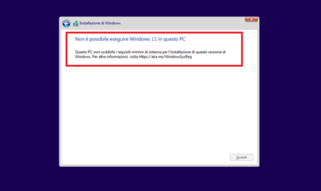 Come installare Windows 11 su PC non supportati
