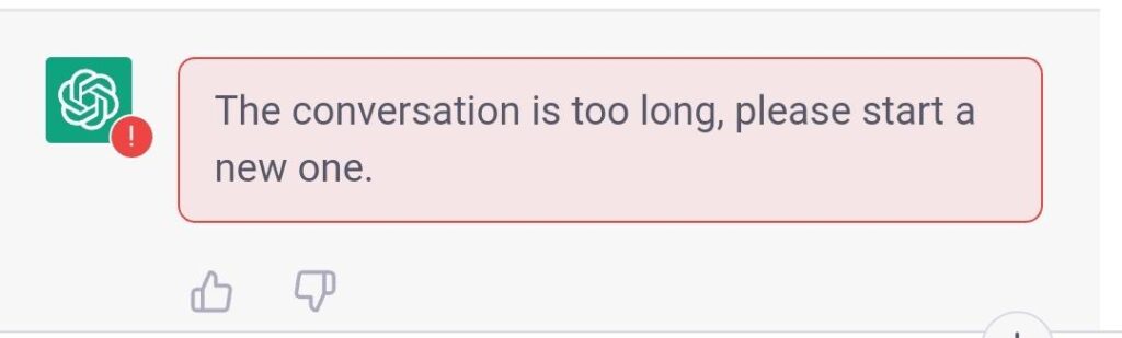 The message you submitted was too long: Come risolvere l'errore su ChatGPT al 100%