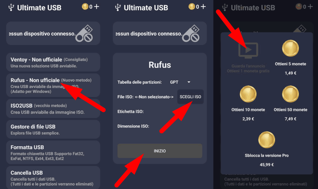 Come creare USB avviabile con Windows 11 utilizzando un cellulare Android