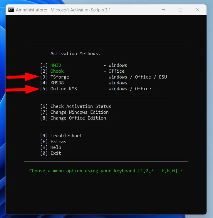 Microsoft Activation Scripts (MAS)