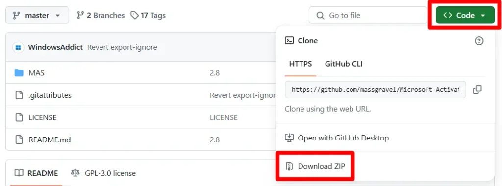 Microsoft Activation Scripts (MAS)