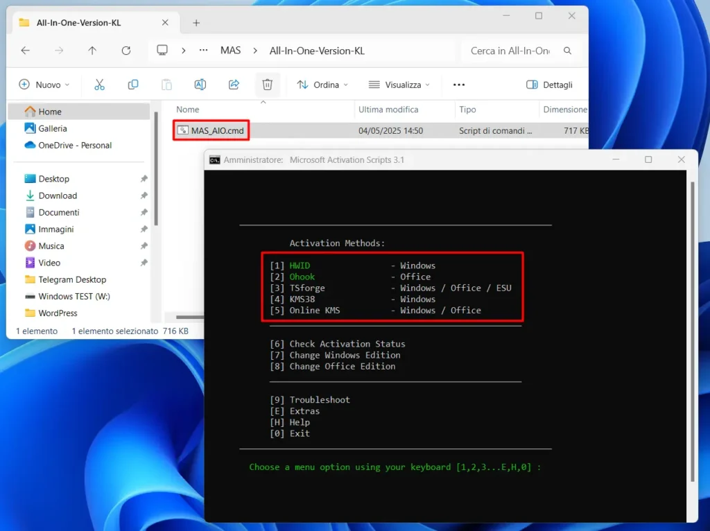 Microsoft Activation Scripts (MAS)