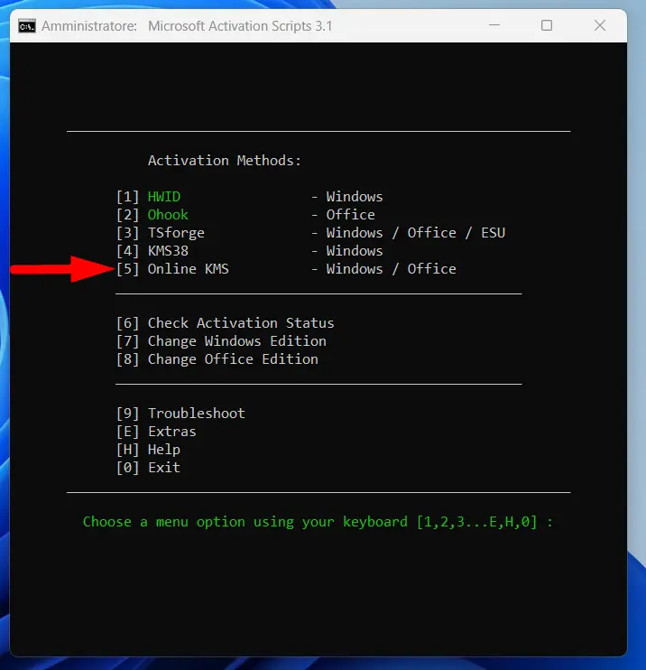 Microsoft Activation Scripts (MAS)