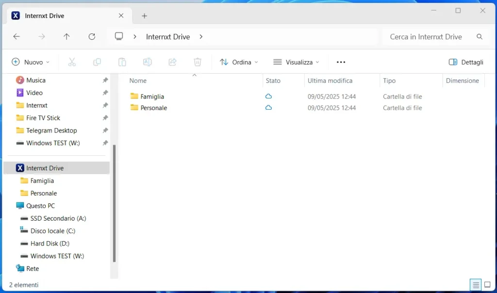 Recensione Internxt Cloud 4