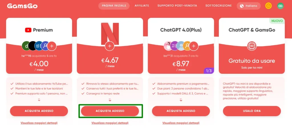 Migliori siti streaming