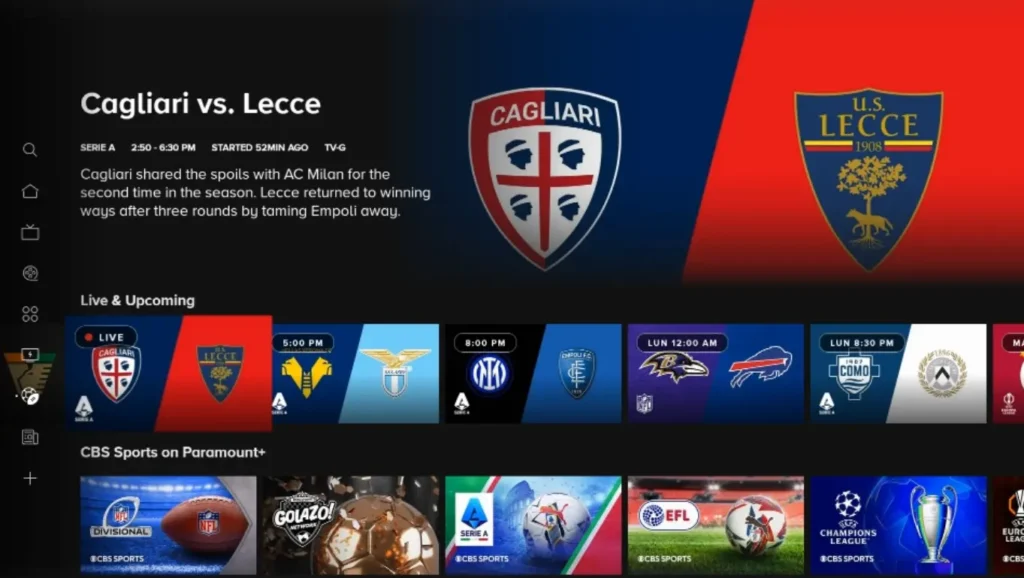 Come vedere la Serie A su Paramount Plus USA su FireStick