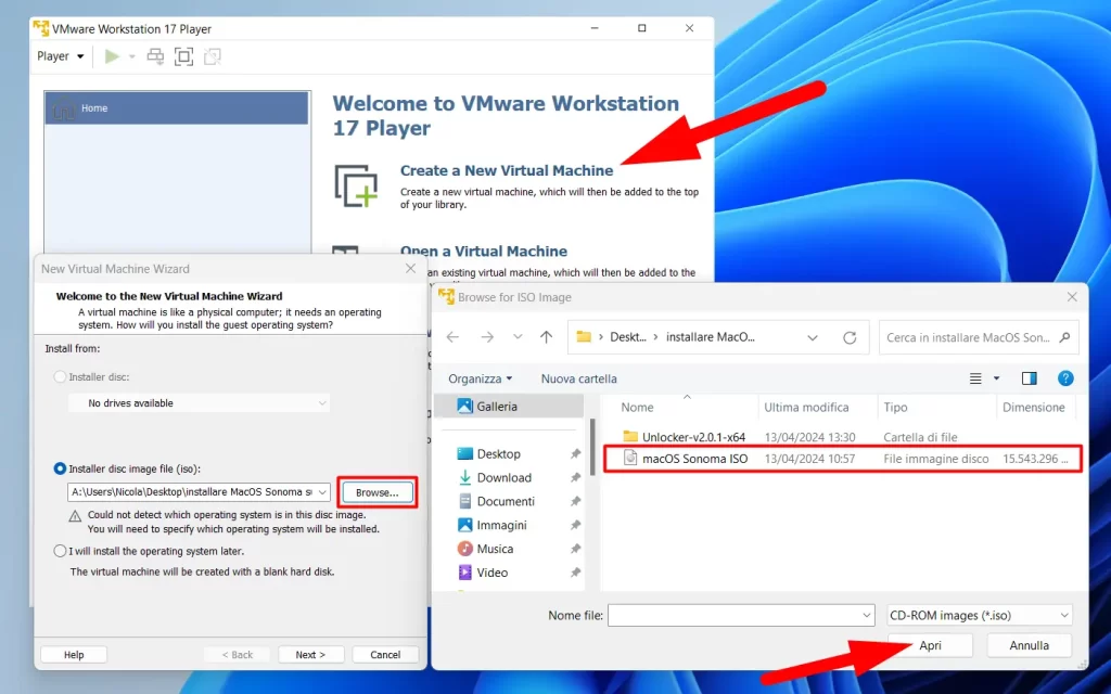 Come installare MacOS Sonoma su VMware
