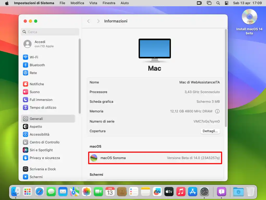 Come installare MacOS Sonoma su VMware