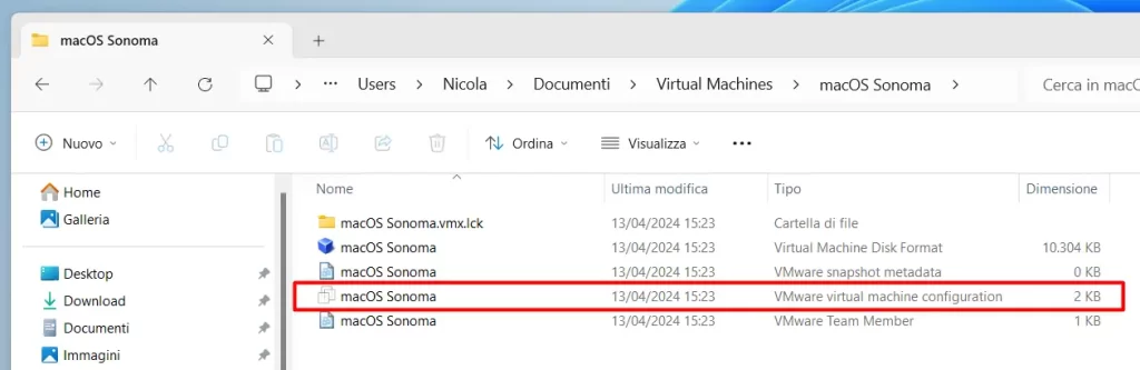 Come installare MacOS Sonoma su VMware