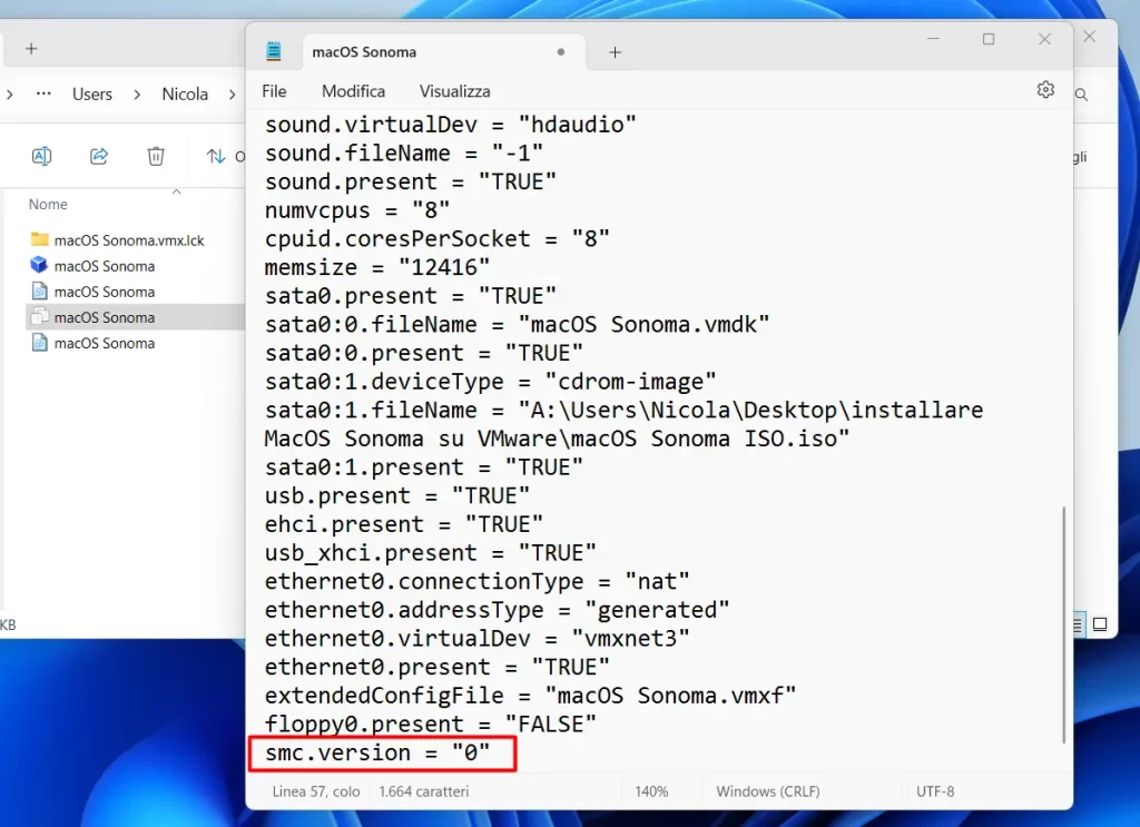 Come installare MacOS Sonoma su VMware