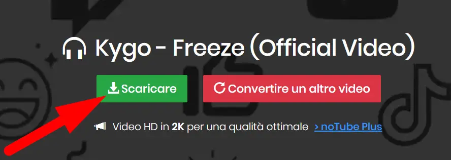 Scaricare musica da Youtube