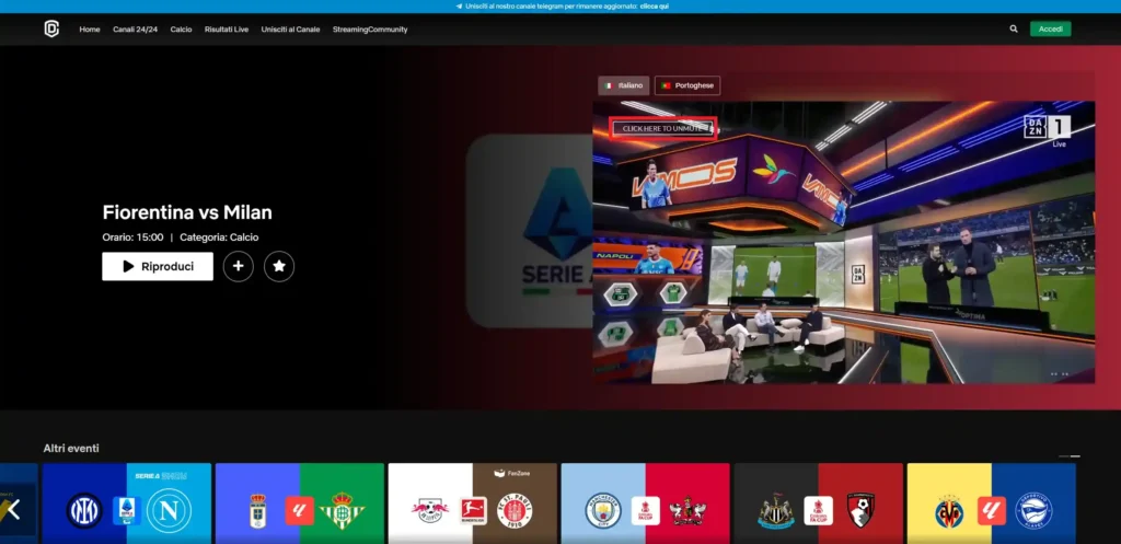 Dirette Community Calcio 2026: Link Sempre Aggiornato 3 Dirette Community Calcio