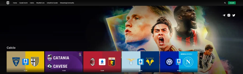 Dirette Community Calcio 2026: Link Sempre Aggiornato 1 Dirette Community Calcio