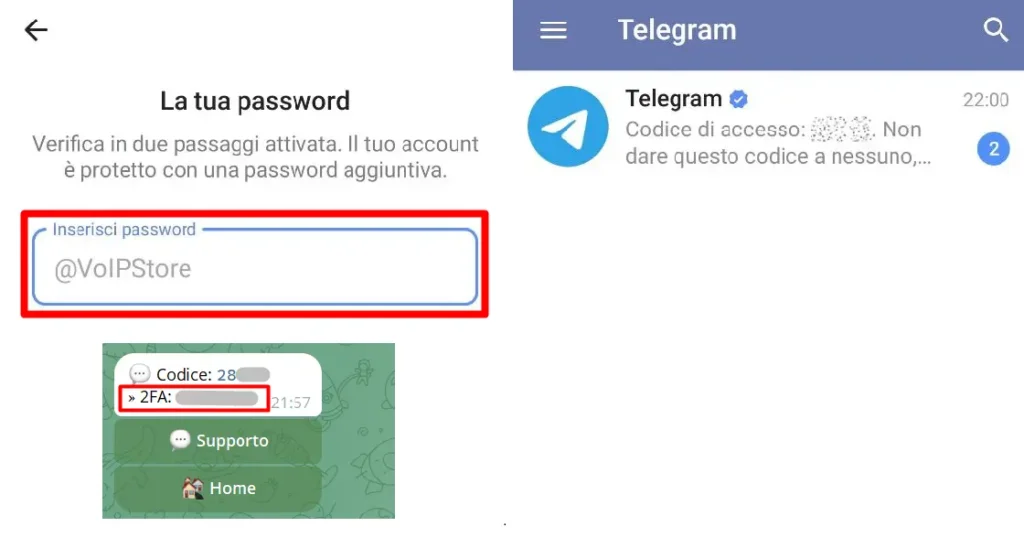 Acquistare Numero VoIP Telegram 1