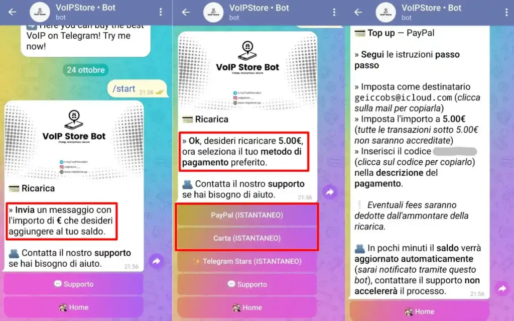Acquistare Numero VoIP Telegram Privato
