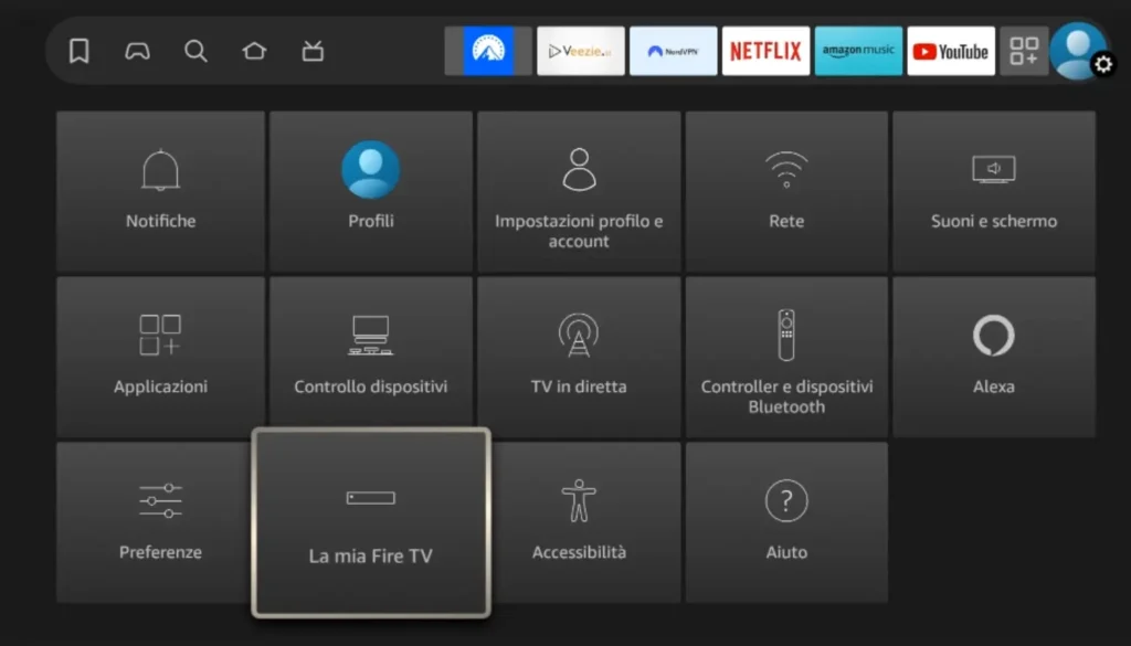 Come attivare Opzioni Sviluppatore Firestick
