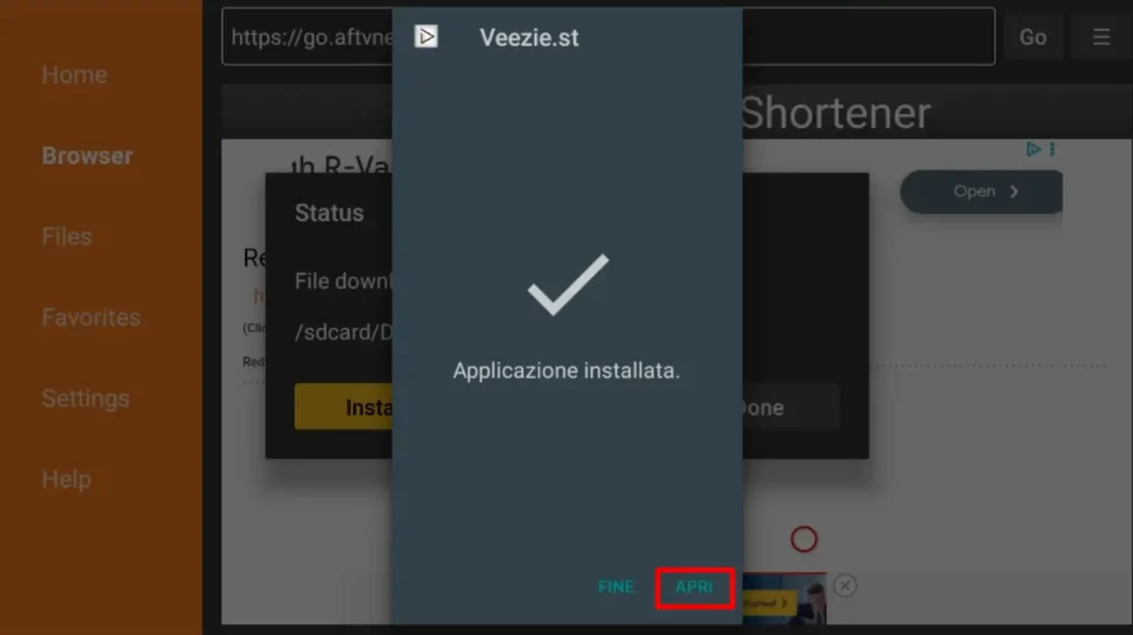 Come installare Veezie su Fire Stick