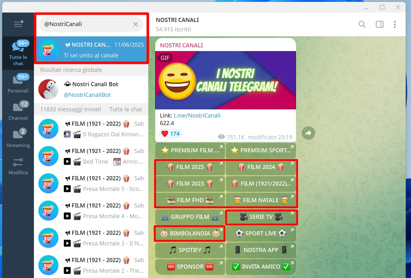 Come Guardare Film su Telegram
