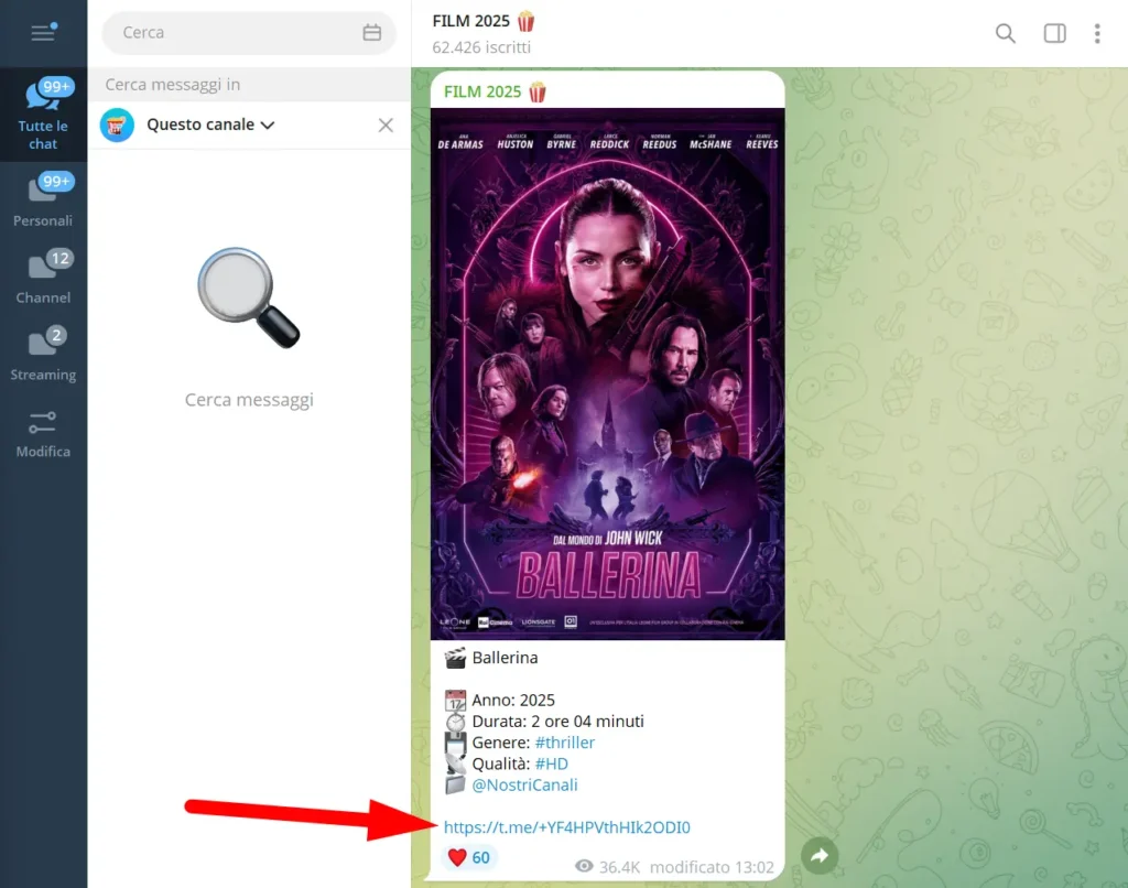 Come Guardare Film su Telegram