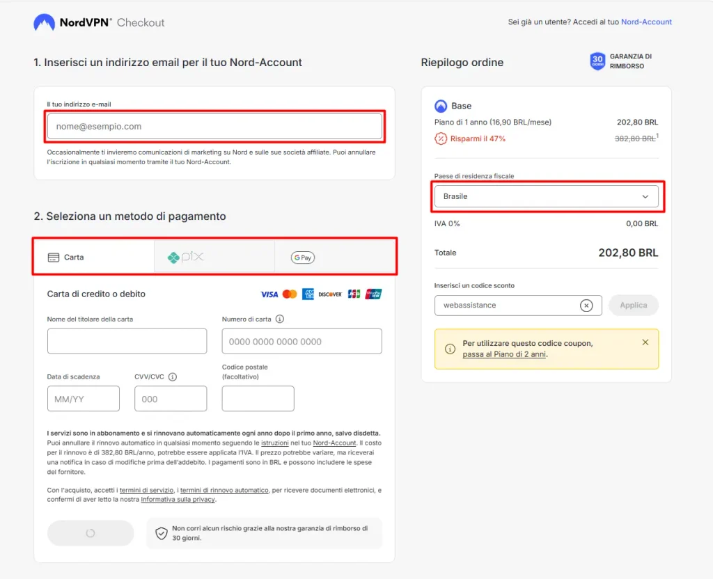 Come pagare meno NordVPN: un trucco sicuro di cui nessuno parla! 5 Come pagare meno NordVPN 12