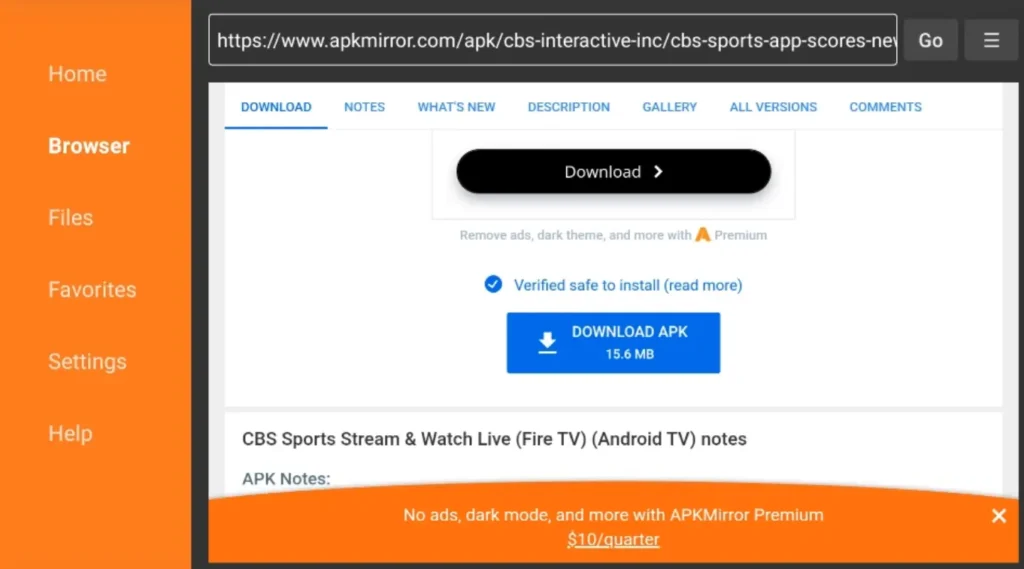 Come Installare CBS Sports su Firestick nel 2025 2 Come Installare CBS Sports su Firestick