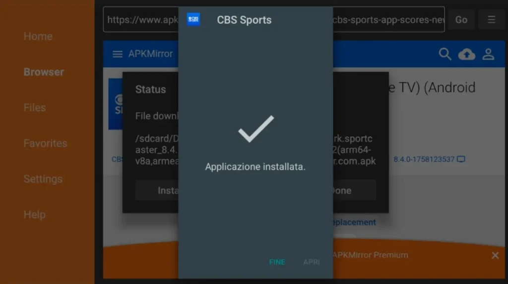 Come Installare CBS Sports su Firestick nel 2025 3 Come Installare CBS Sports su Firestick