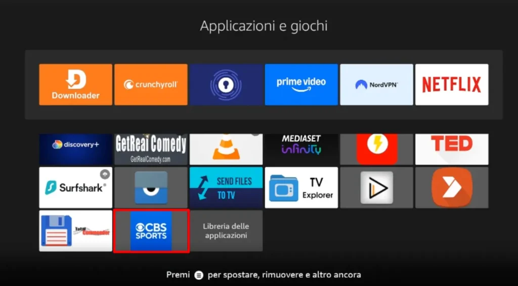 Come Installare CBS Sports su Firestick nel 2025 6 Come Installare CBS Sports su Firestick