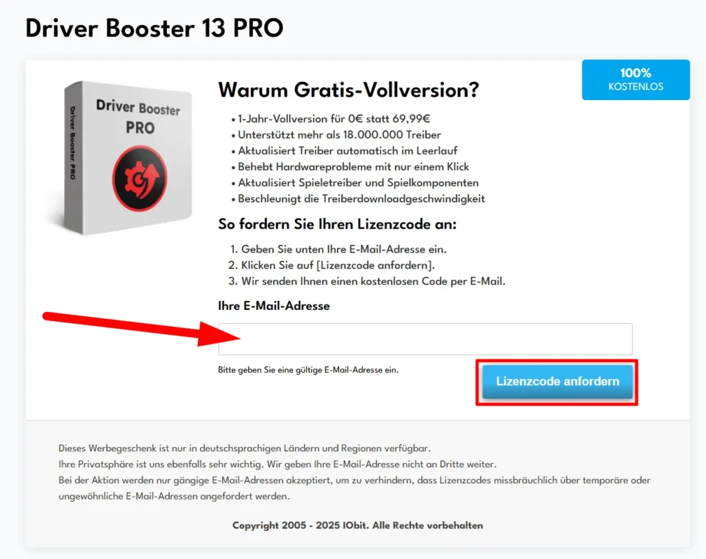 Driver Booster 13 Pro gratis: come ottenerlo per 1 anno in modo legale (guida semplice) 1 Driver Booster 13 Pro gratis
